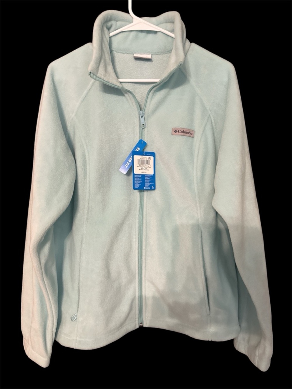 Columbia Light Blue Benton Springs™ Full Zip Jacket - Womens XL